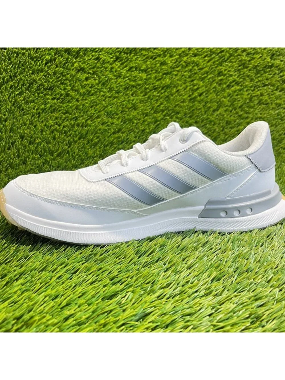 Adidas S2G SL 24 Mens Size 10 Cloud White Silver Running Spikeless Golf Shoes
